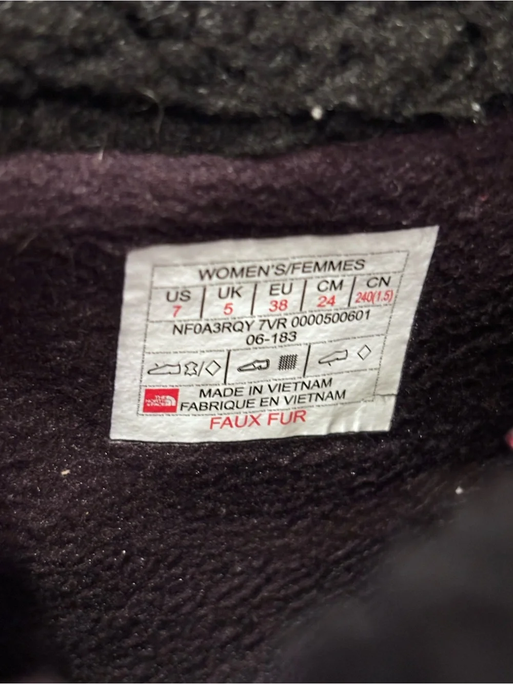 The North Face Women's Black Lace-Up Insulated Winter Boots